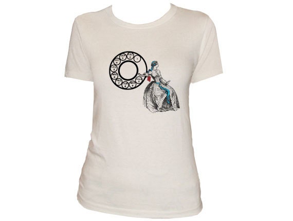 ROTARY DIAL - Organic Cotton Unisex Crew Tshirt