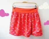 Gathered cloud skirt