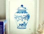 GINGER JAR NO 3 - the Original Gouache/Acrylic Painting (framed)