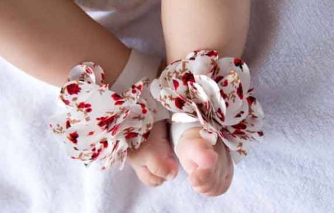 Barefoot Baby Sandals Pattern - Infant Barefoot Sandals Tutorial ...