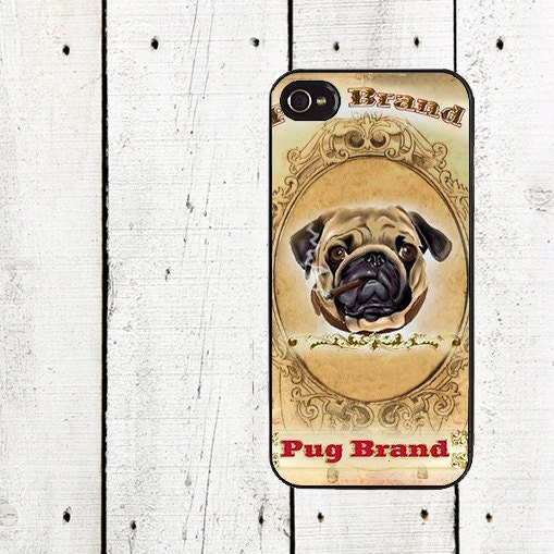 Pug iPhone Case - iPhone 4,4s Case - iPhone 5 Case