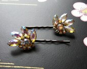 razzle dazzle bobbies - vintage rhinestone