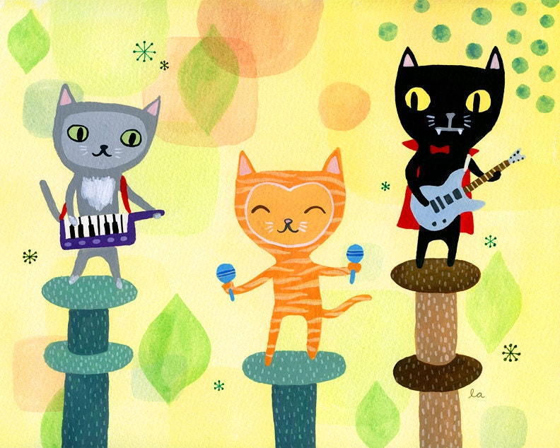 Kitty Time print