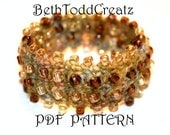 INSTANT Download Beaded Bracelet PDF Crochet Pattern without abbreviations by BethToddCreatz Patterns on Etsy