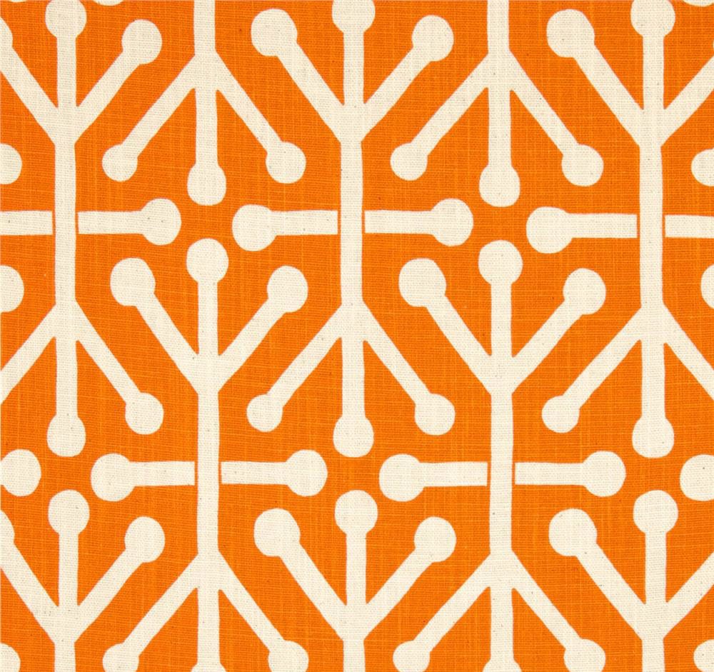 Throw Pillow Cover 16X16 in Aruba Mandarin
