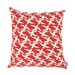 Cushion cover - Cloudbirds, in cardinal