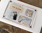 Wood Block Collage--Love Believes