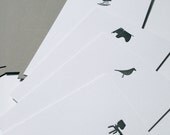 Eames designs, set of eight letterpress notecards