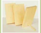 DIY - Unfinished Wood Photo Display Boards - Set of 3