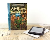 The Adventures of Robin Hood Custom Kindle cover, Nook cover or iPad mini cover - custom device case custom from recycled vintage book