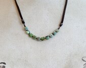 Turquoise beaded necklace