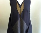 Butterfly tunic - slate - made to order