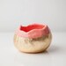 Peach and Gold Pot