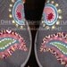 Paisleys Painted on YOUR TOMS three to five custom colors of your choice