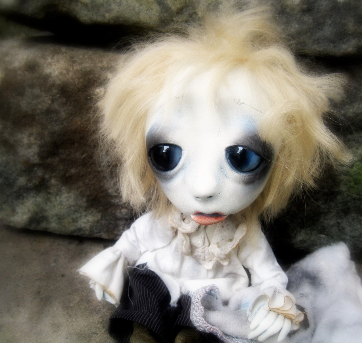 Loopy Gothic Ooak Art Doll Custom Doll