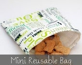 Tree Hugger - Mini Reusable Bag from green by mamamade