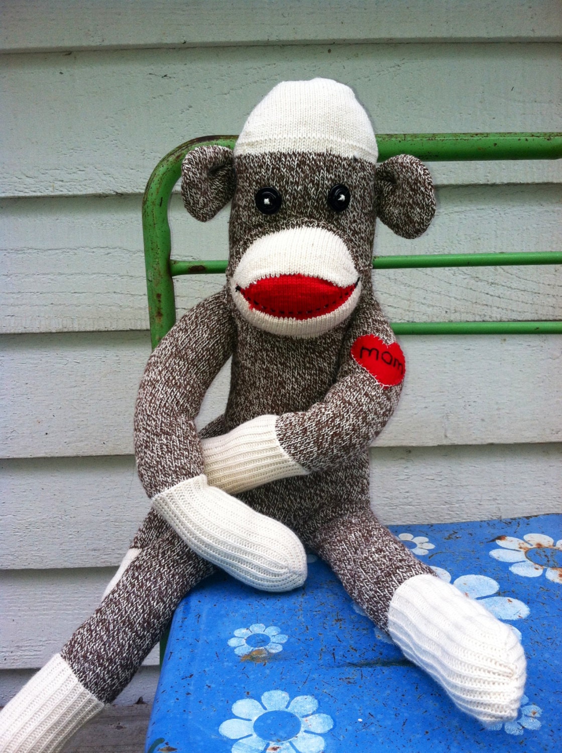 Sock Monkey - handmade, vintage, plush, child, tattoo, toy