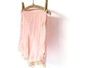 Antique Pink Silk Charmeuse 1920s Tap Pants