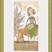 squirrel print - woodland artwork - limited edition - ARCHIVAL - 5 x 10 inches,  by cori dantini