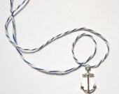 Anchor String Bracelet- Make A Wish