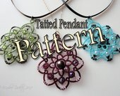 PDF Tatting Pattern "Rotation" Pendant Instant Download