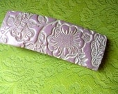 Polymer Clay Extra Large Barrette, Four Inches