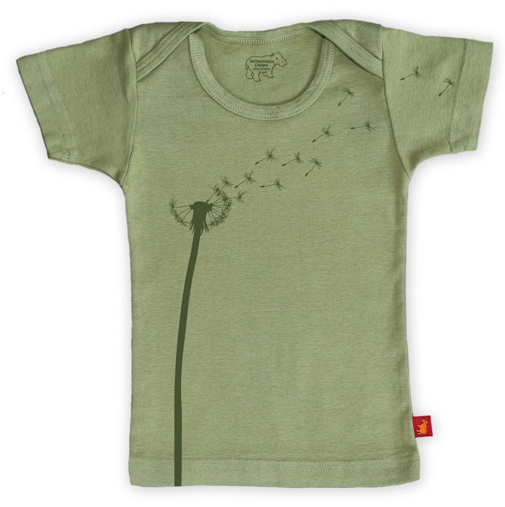 Sage Green Dandelion T-shirt