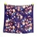 Nani Iro Kokka Fuccra : rakuen Japanese Fabric - dark purple / blue