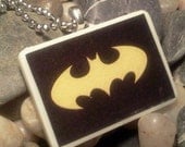 Bat Signal Recycled Pendant