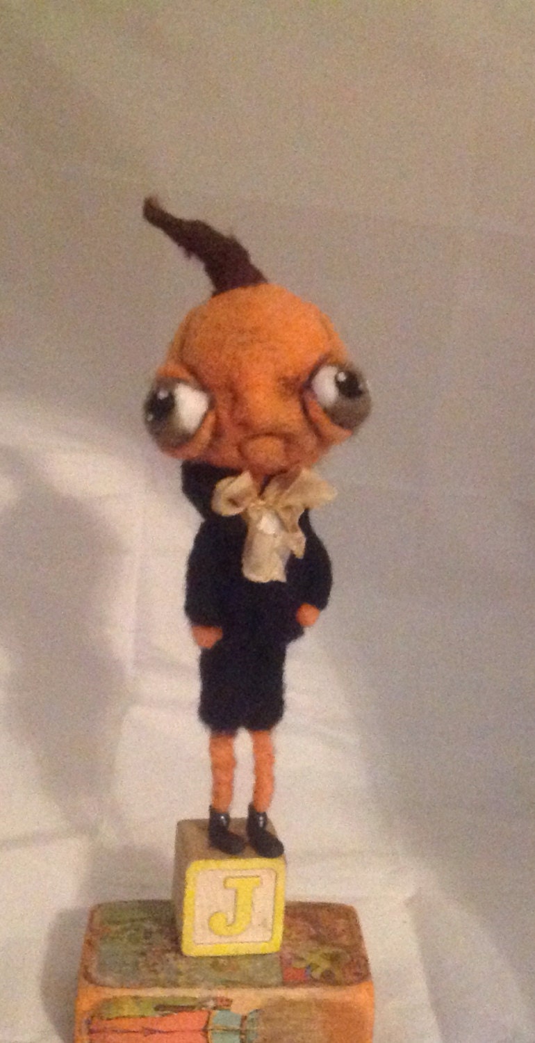 Jack the jack o lantern ooak art doll