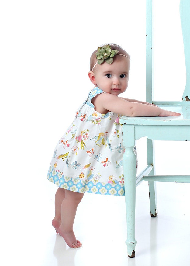 Instant Download Pattern - Baby Dress and Top sewing pattern - Downloadable PDF