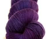 Sofia (Purple) - Handyed Light Fingering Weight Yarn (100% Superwash Merino Wool, 490 yards/100 gram) FREE SHIPPING
