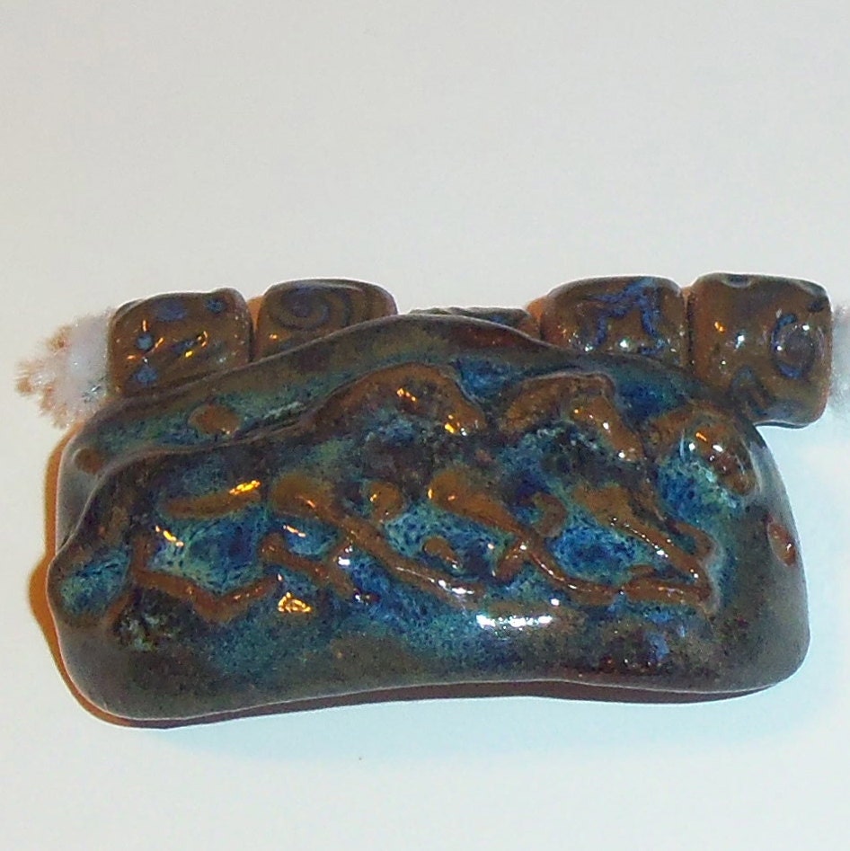 Horse Herd Cuff and Beads