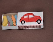 Miniature Toy Cars  Wooden Match Box Set