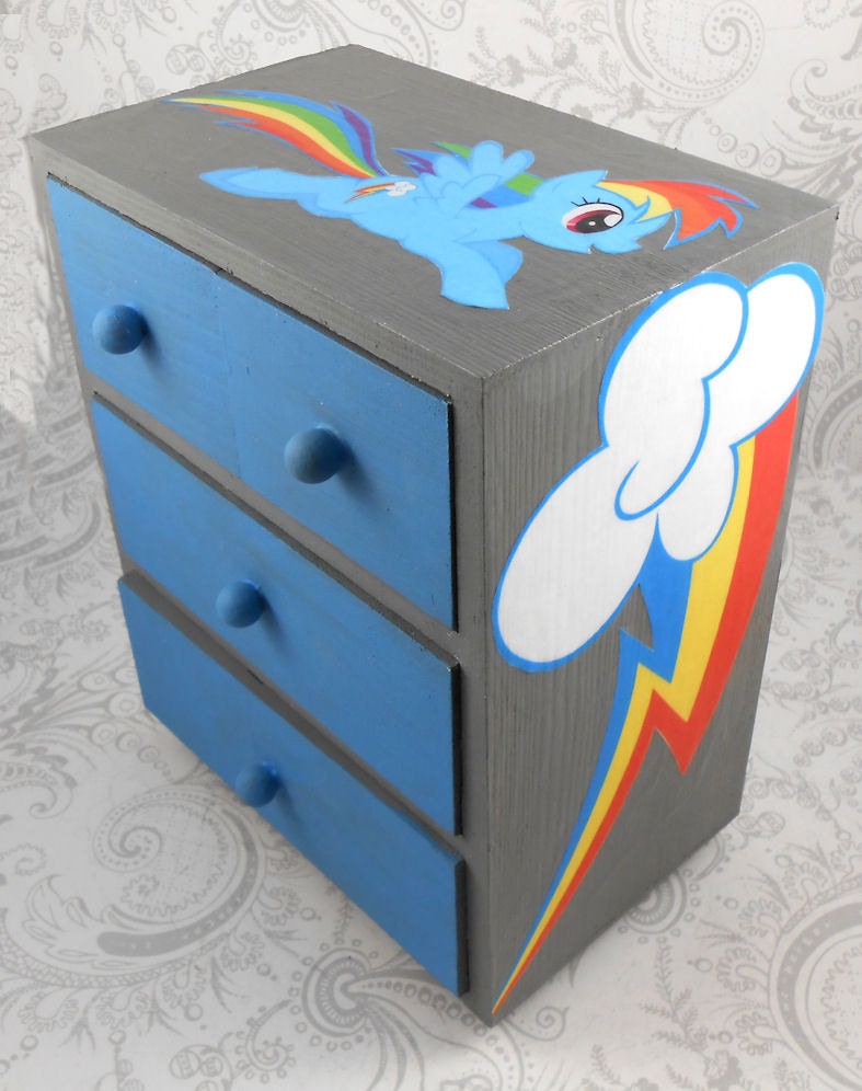 Rainbow Dash Stash Jewelry Box