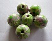Crocus Handmade Polymer Clay  Beads Jewelry Supplies