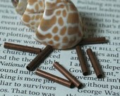 Antique copper tube 18mm long 2mm in diameter, 24 pcs (item ID ACT16x2)