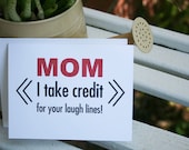 Mothers Day Card - Laugh Lines