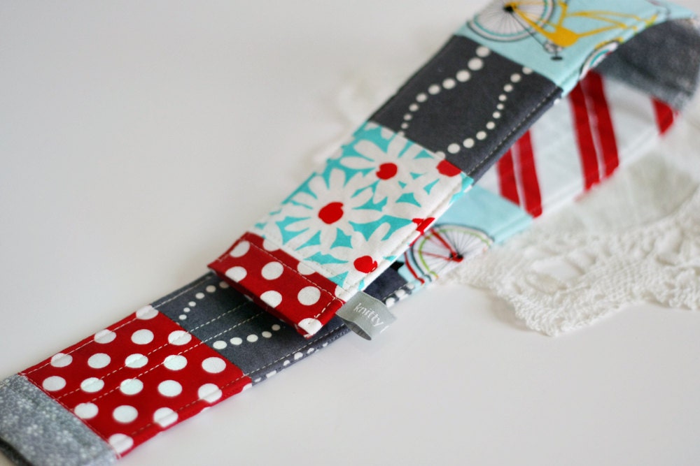 Camera Strap PATCHWORK Slip Cover LOVE SPUN