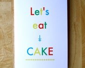 Let's eat CAKE Card