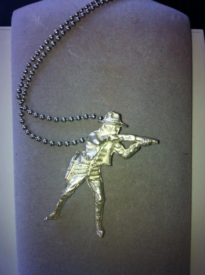 Gunner Sterling Silver Cowboy on Chain