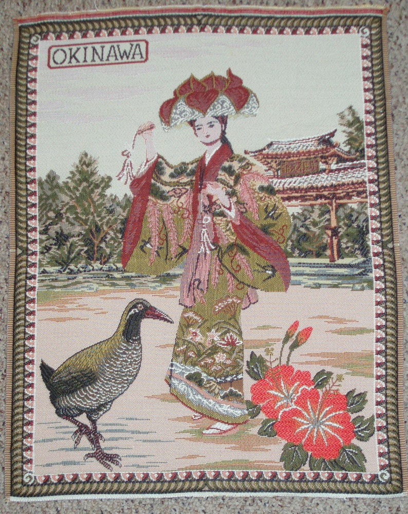 Japanese Geisha Tapestry