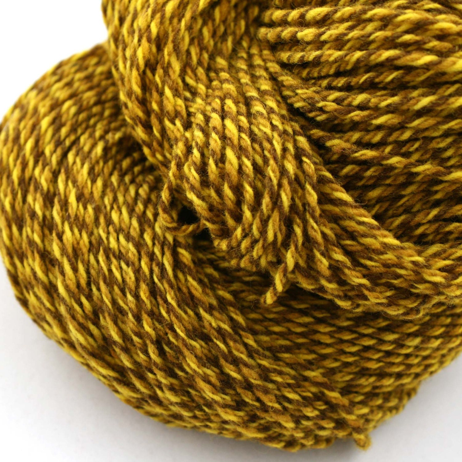 Rockwell Hand Dyed DK weight Wool 280 yds 4oz Daffodil