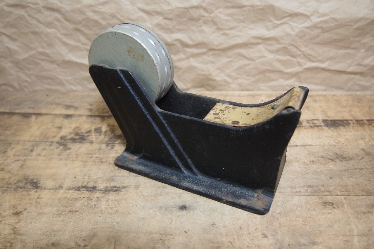 Fabulous Vintage Tape Dispenser  Art Deco Office Supplies Retro Mid Century Space Age Atomic