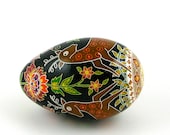 MADE TO ORDER -Ukranian Embroidery the 1st- A large Pysanky turkey egg