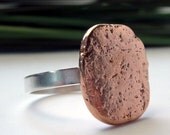 nugget rock ring size 8