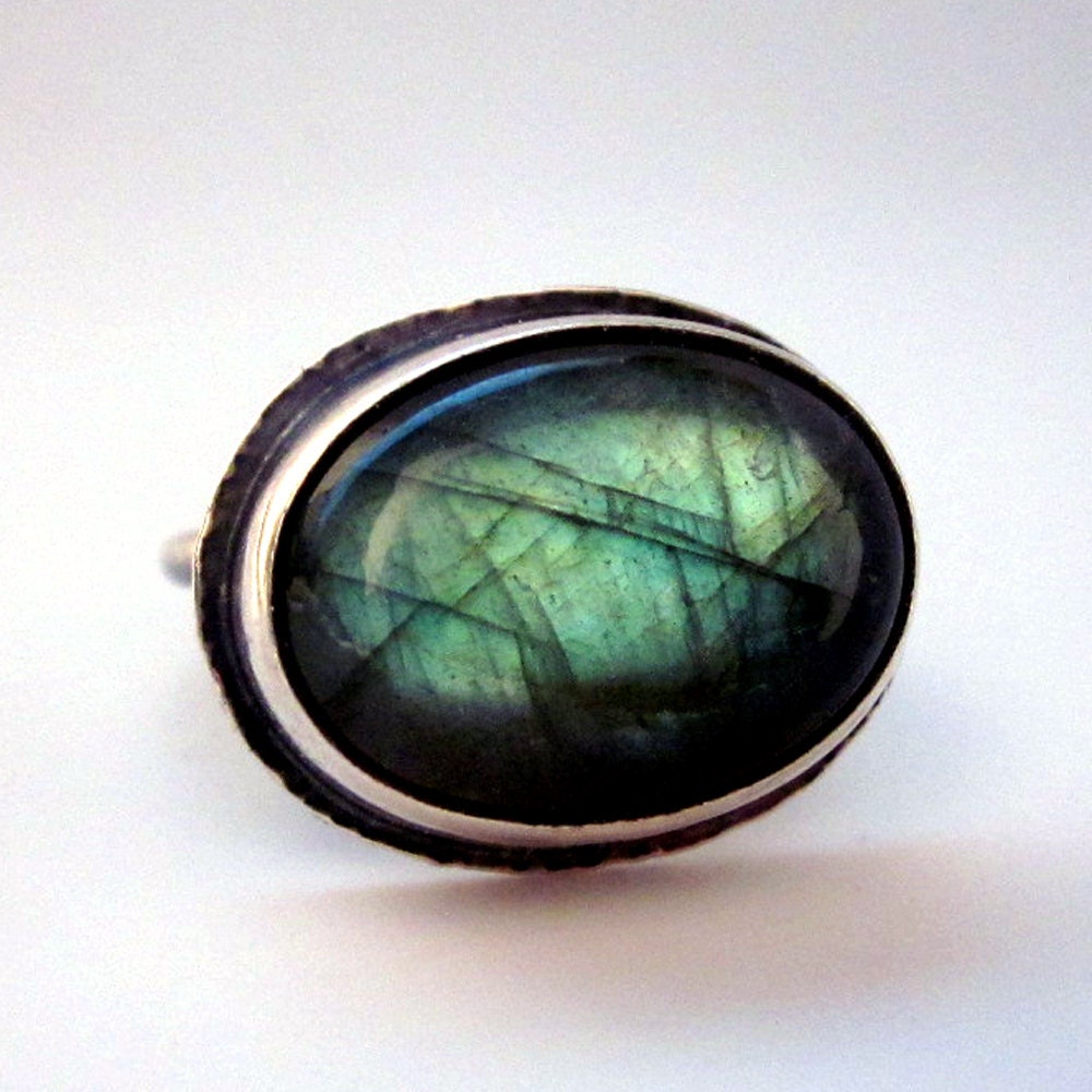 labradorite ring size 8