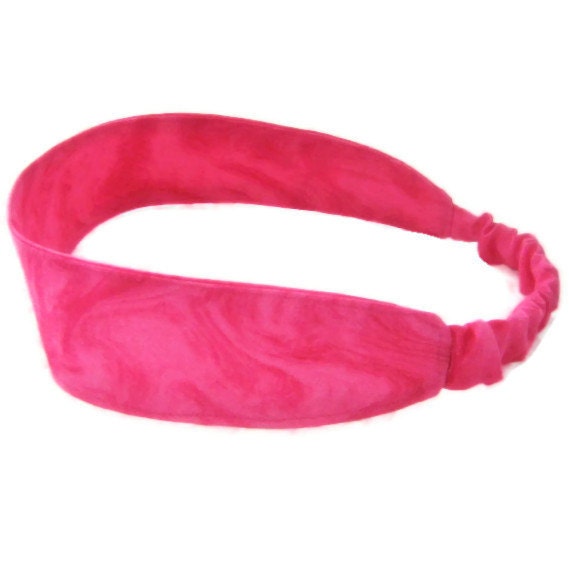Flirty Fuschia Fabric Headband - Hot Pink