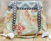 Pleated Purse, Medium Shoulder Bag, Funky Handbag, Cute Tote Purse in Raspberry Sorbet