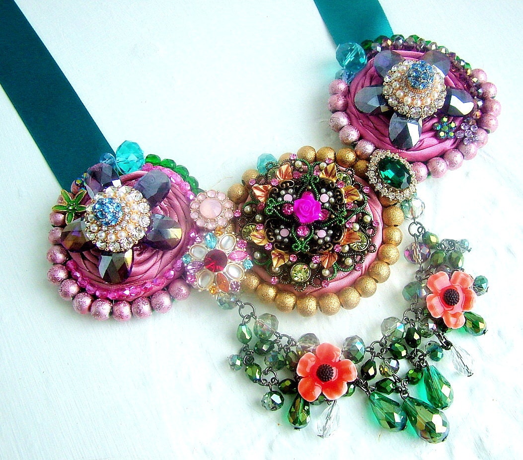 Be Inspirational -  OOAK Neckpiece - Ready to ship xx